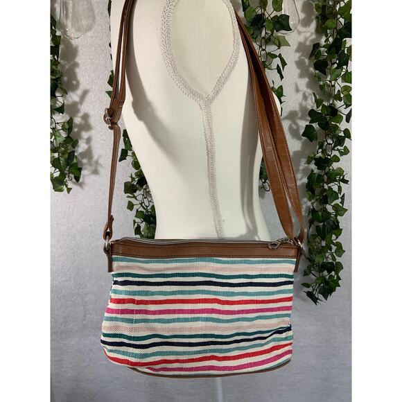 Relic by Fossil Make Today Great Brown and Multicolor Adjustable Crossbody bag - Picture 3 of 10